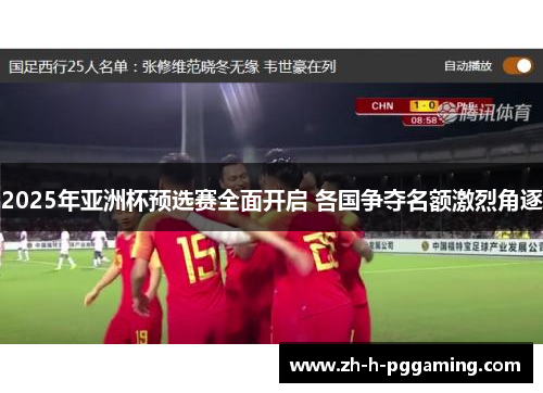 2025年亚洲杯预选赛全面开启 各国争夺名额激烈角逐 2025年亚洲杯预选赛全面开启 各国争夺名额激烈角逐