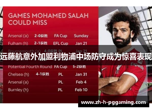 远藤航意外加盟利物浦中场防守成为惊喜表现